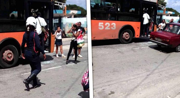 Adolescentes Habaneros Protagonizan Nuevo Acto Vandálico Contra Ómnibus Nacionales