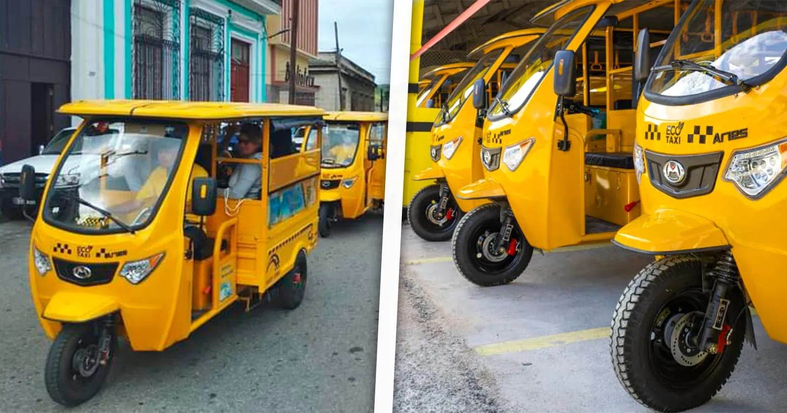 Nuevos Servicio de Taxis Eléctricos en esta Provincia Cubana