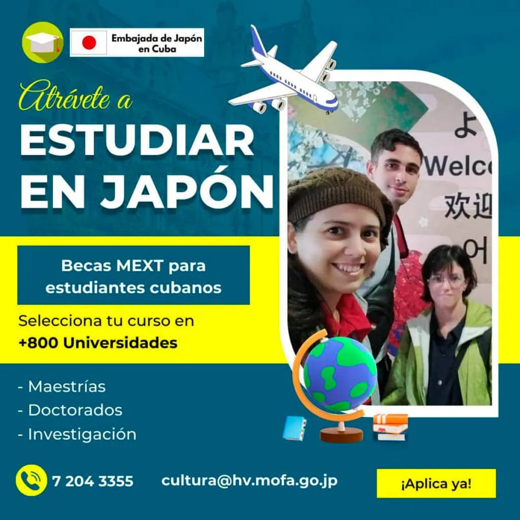 Oportunidades de Beca Para Cubanos en Japón 