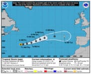 Se Forma Isaac: Otra tormenta Tropical en el Atlántico