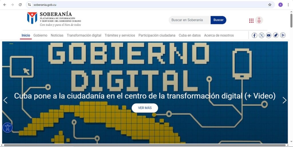 Sitio Web de la Plataforma Soberanía