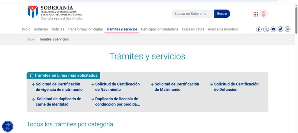 Tramites y Servicios