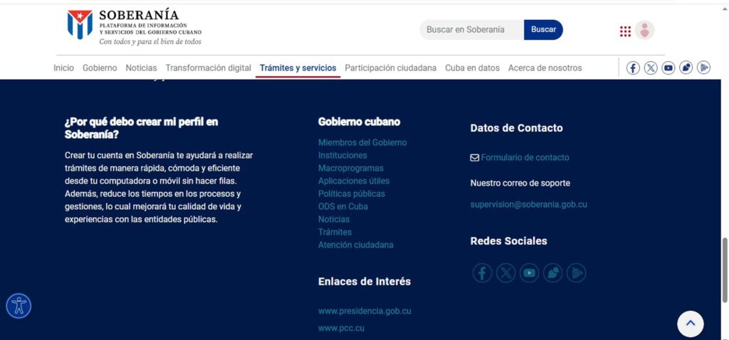 Contacto y redes sociales