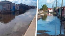 Primeras Inundaciones en Cuba por el Huracán Milton (+Fotos)