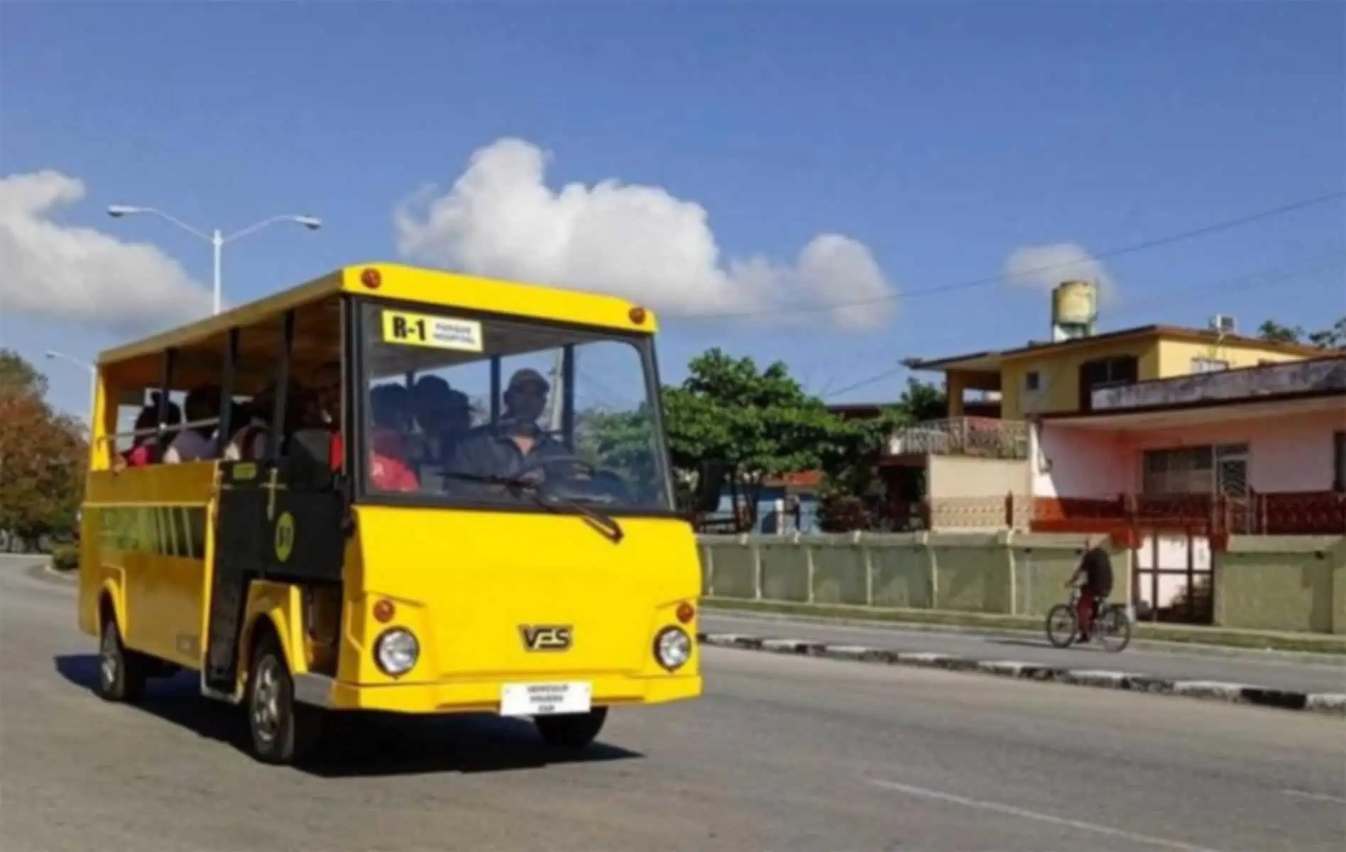 Prueban Nuevo Vehículo Eléctrico en Sancti Spíritus para Transportación Urbana