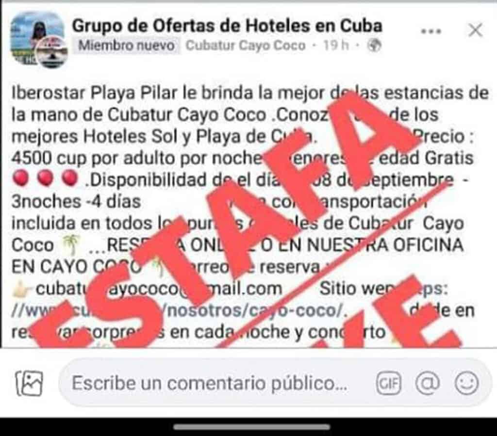 Alertan sobre Rumores Respecto a Ofertas de Cubatur en Cayo Coco