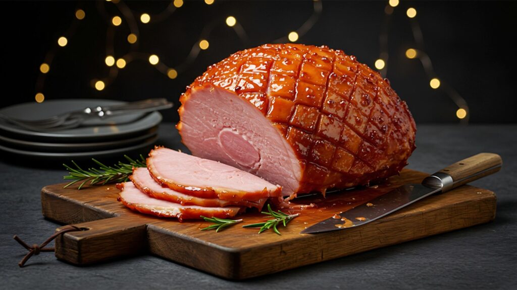 Receta 3: Jamón glaseado económico (ideal para familias pequeñas)