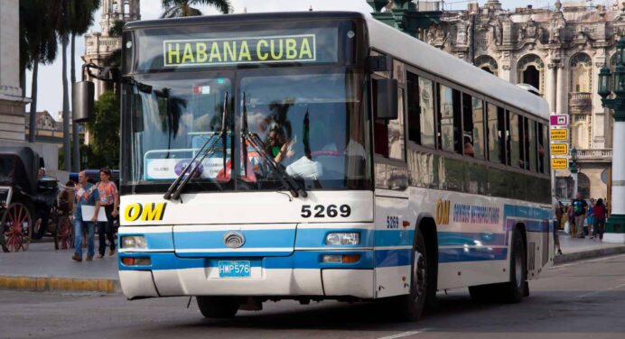 Restablecimiento del Transporte Nacional en Cuba