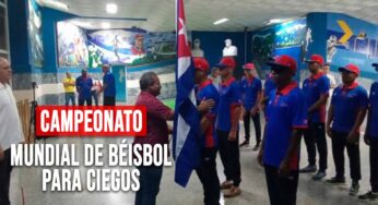 Delegación Cubana Parte Rumbo al Campeonato Mundial de Béisbol para Ciegos