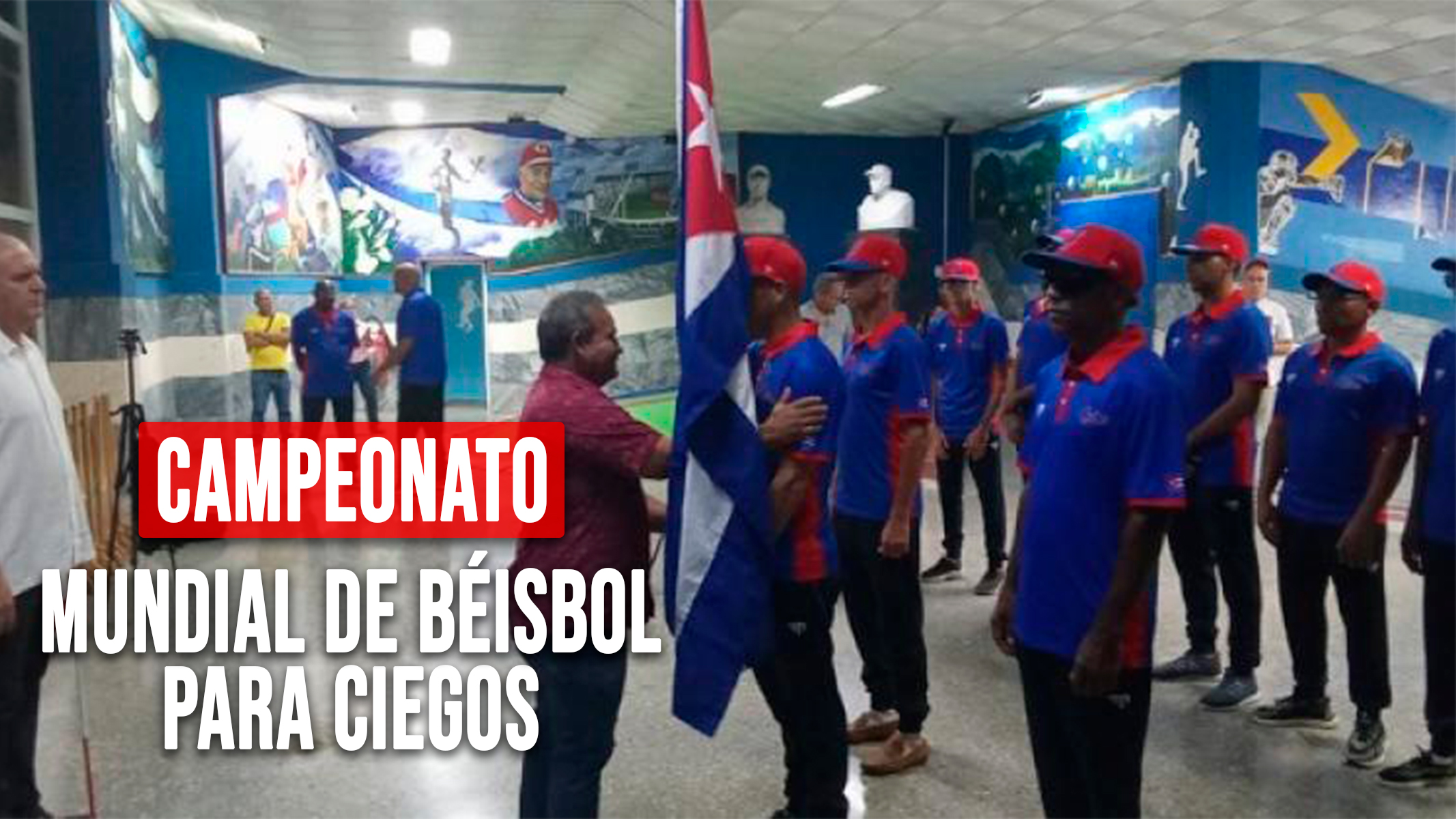 Delegación Cubana Parte Rumbo al Campeonato Mundial de Béisbol para Ciegos