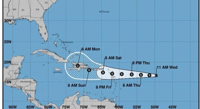 Se Forma la Depresión Tropical Número Siete