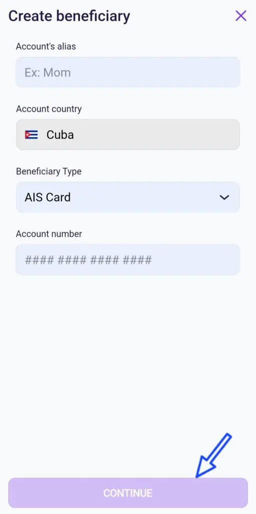 Senda Aplicacion para enviar Dinero a Cuba