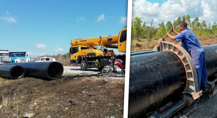 Sigue Santa Clara sin Agua Debido a Incendio en Autopista Nacional