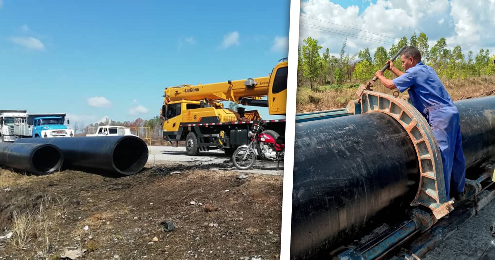 Sigue Santa Clara sin Agua Debido a Incendio en Autopista Nacional