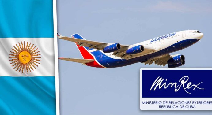 Suspendidos los Vuelos Entre Cuba y Argentina: Declaración del Ministerio de Relaciones Exteriores