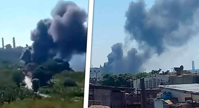 Incendio en Santiago de Cuba: Tanques de Diésel en Desuso Arden y Generan Gran Alarma