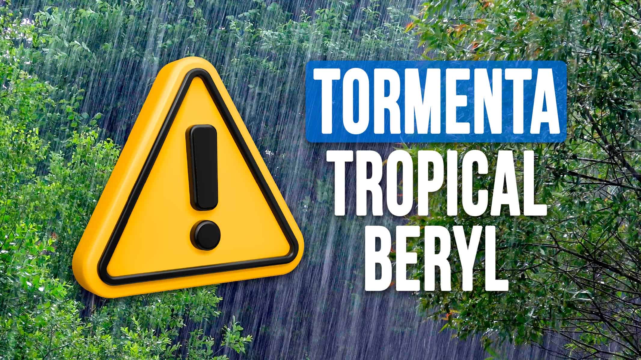 Tormenta Tropical Beryl Podrá Afectar a Cuba Este Fin de Semana: Mira el Pronóstico