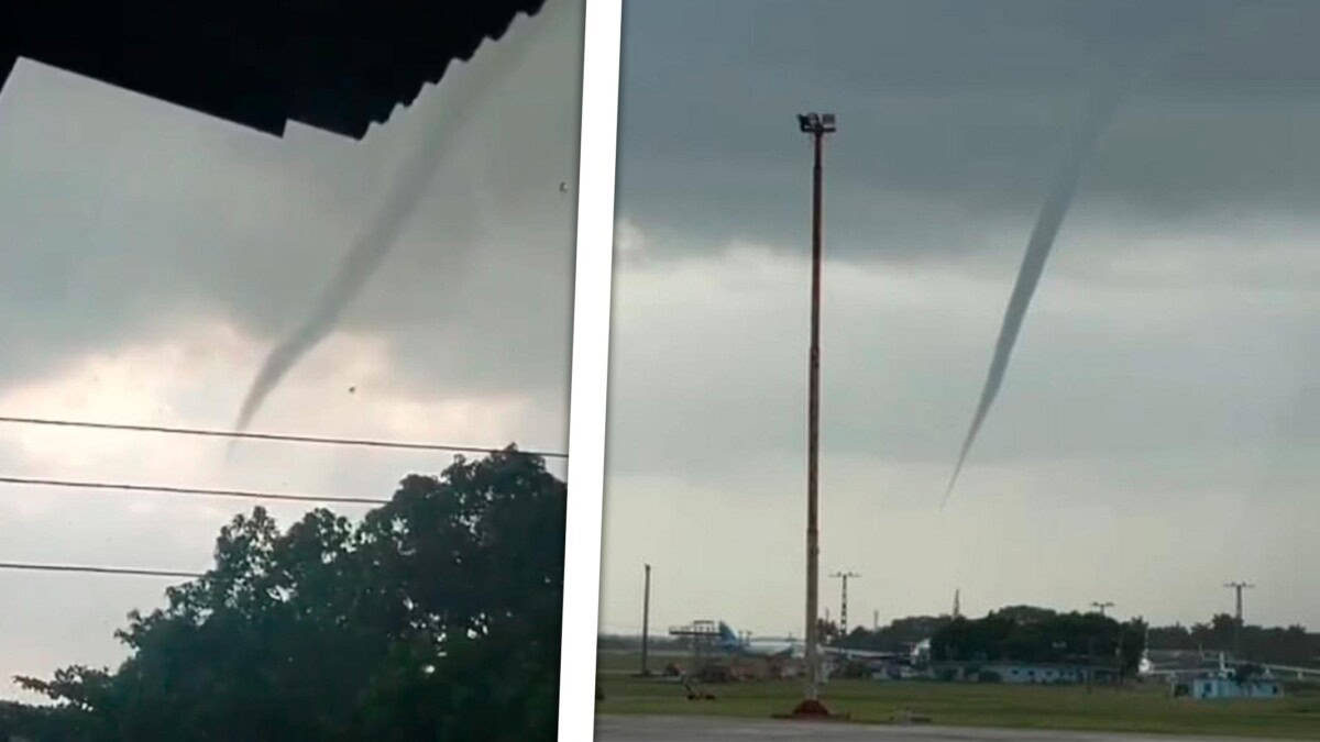 Tornado Sorprende en el Aeropuerto de La Habana: Granizos Truenos y Alerta Ciudadana