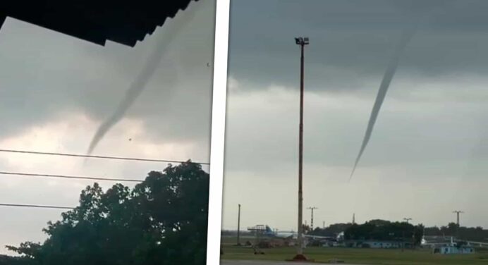 Tornado Sorprende en el Aeropuerto de La Habana: Granizos Truenos y Alerta Ciudadana