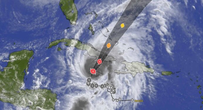 Huracán Melissa se Aproxima al Oriente de Cuba con Categoría 4: Actualización 5:00 p.m.