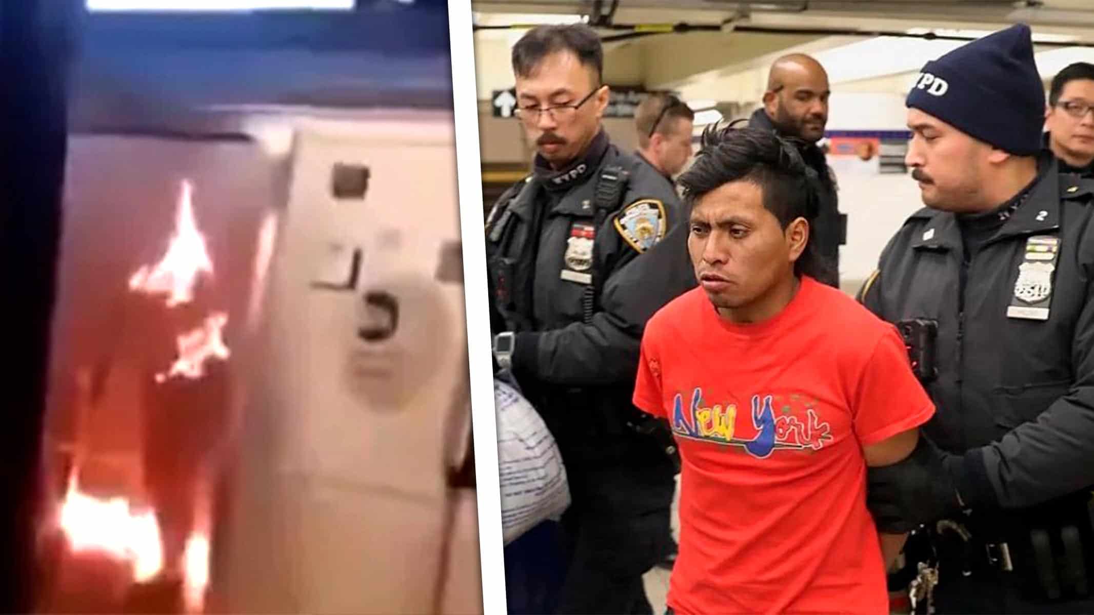 Un Hombre Quema Viva a Una Mujer en el Metro de Nueva York