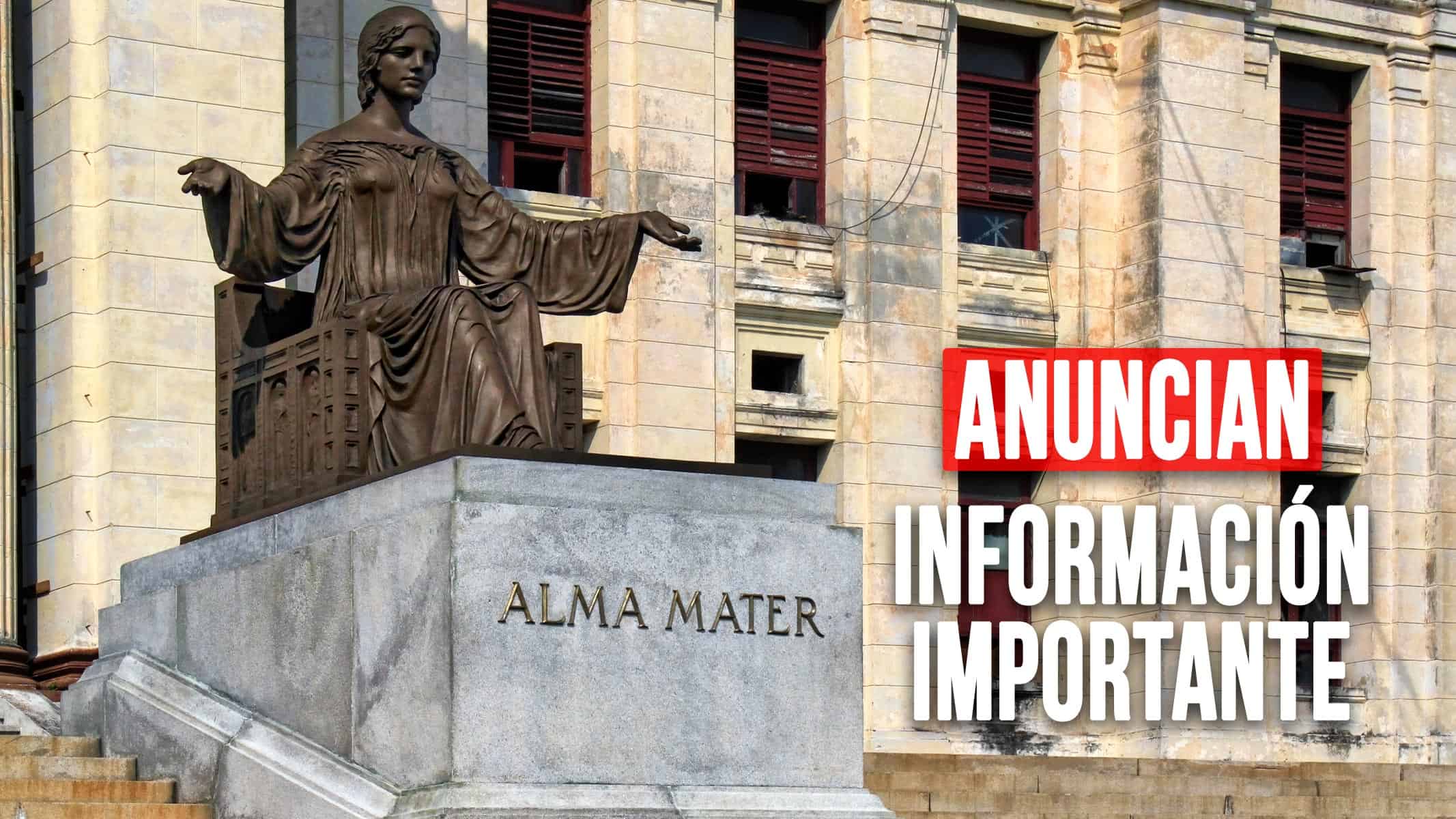 Universidad de La Habana Anuncia Información Importante Sobre Inicio del Curso