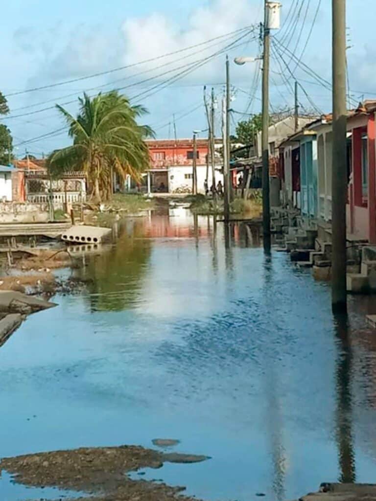 Zona Inundada por el Huracán Milton