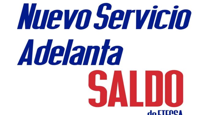 Adelanta Saldo ETECSA
