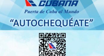 Autochequeo Web de Cubana de Aviación