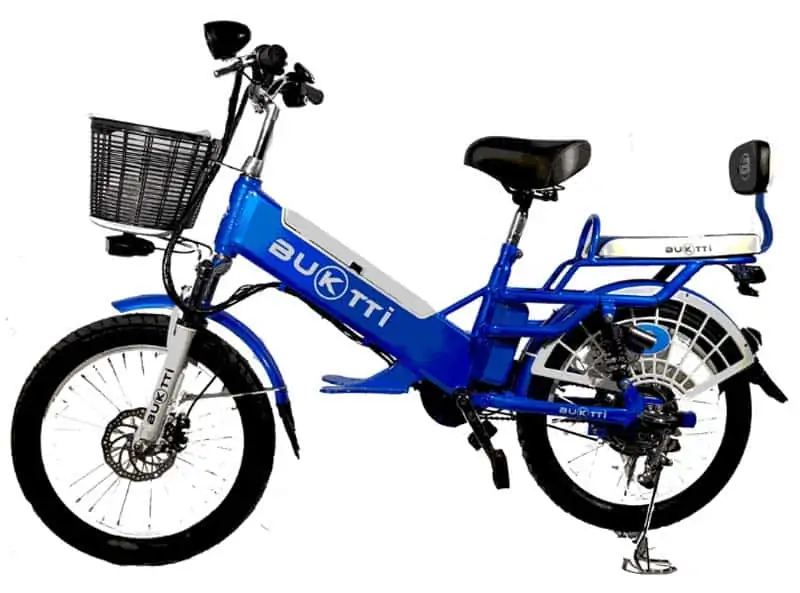 bicicleta electrica buktti azul para cuba