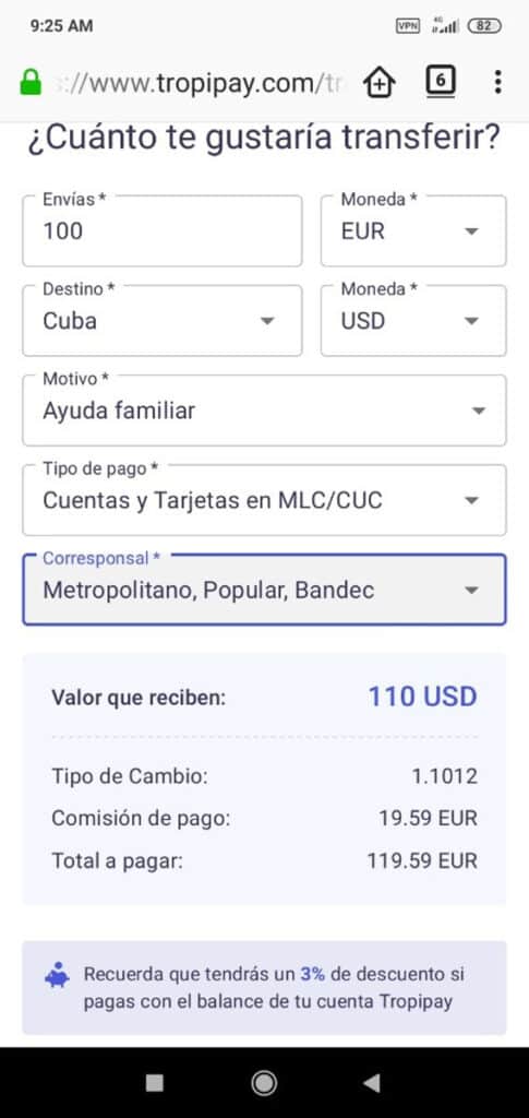 Cómo Enviar Dinero Con Tropipay Permiten Envíos A Cuba Desde Estados Unidos Guía Actualizada 2022 7894