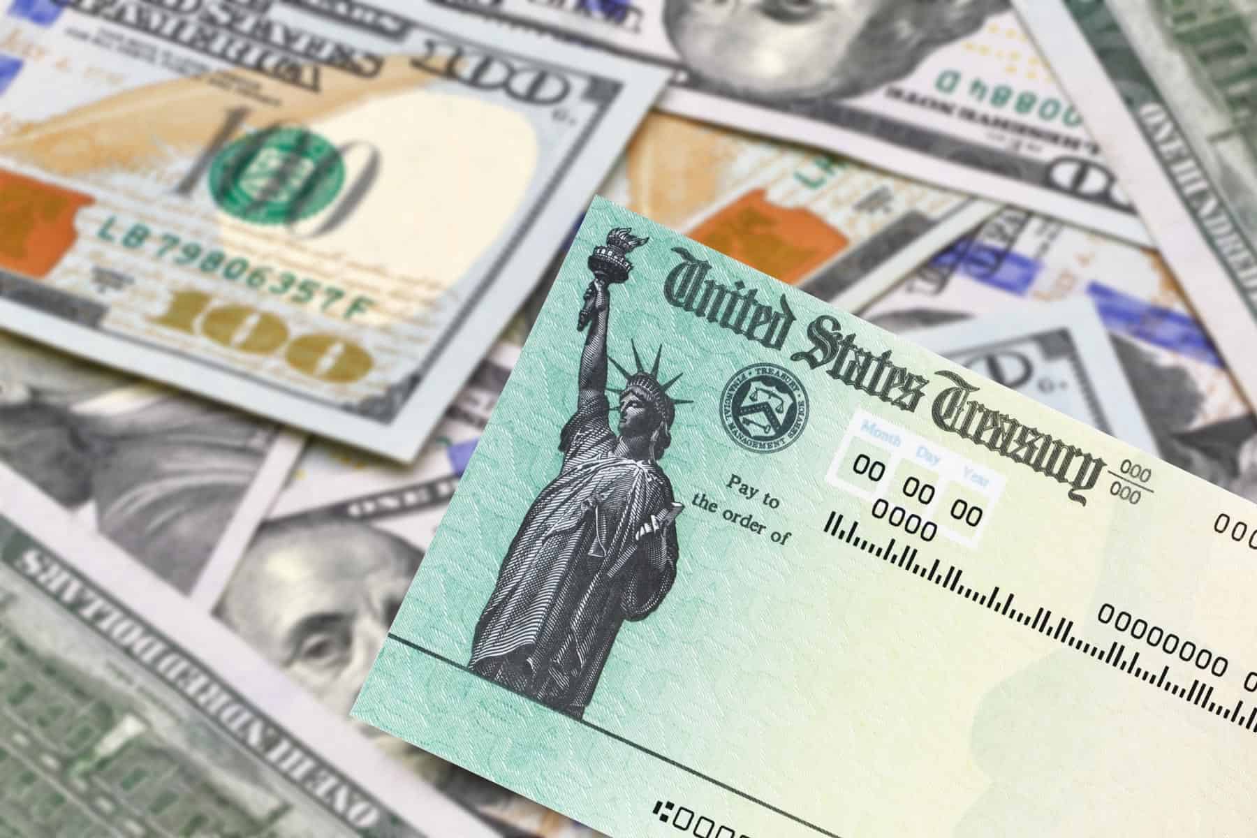 cheques hasta 1500 dolares en 3 estados de estados unidos