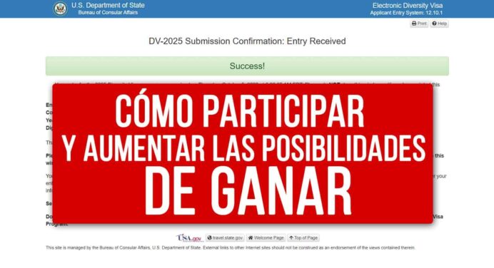 Lotería de Visas 2025: ¿Cómo Participar en el Sorteo DV-2025?