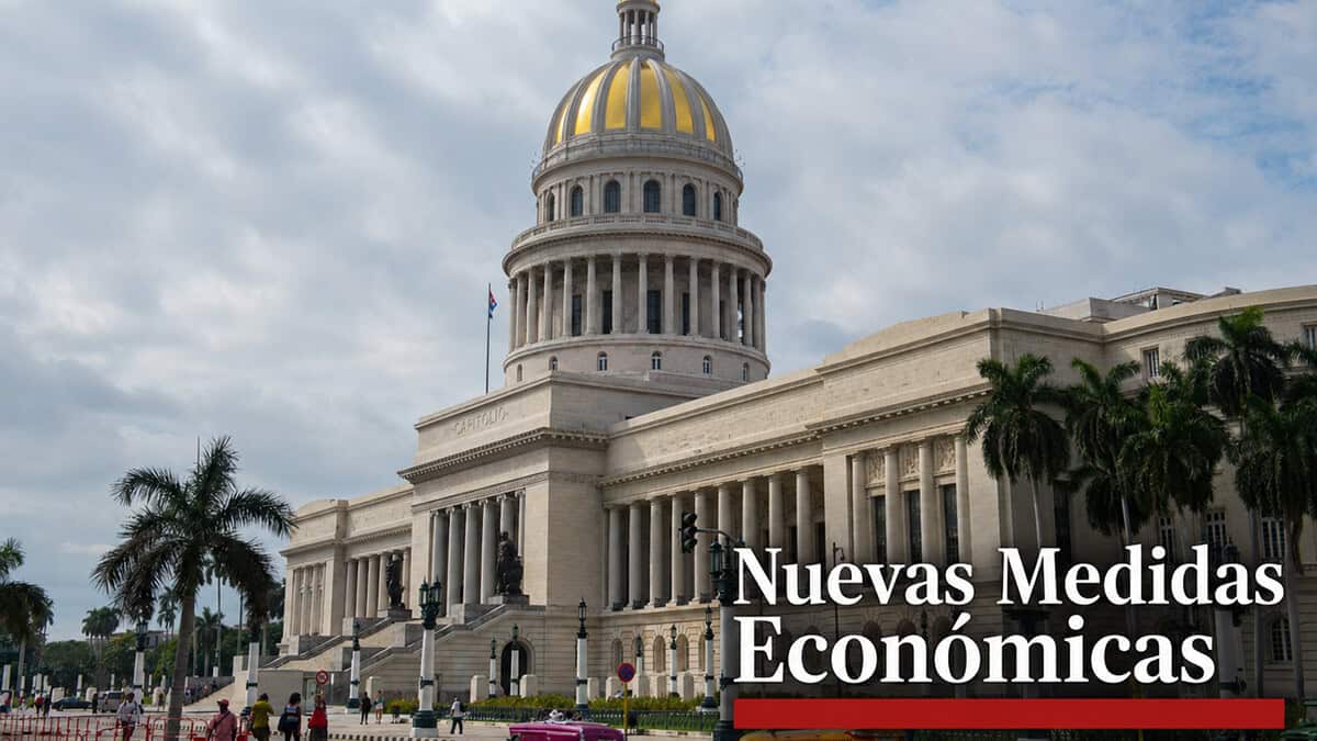 El Capitolio de La Habana, sede de la Asamblea Nacional de Cuba, que analizó las 176 medidas económicas