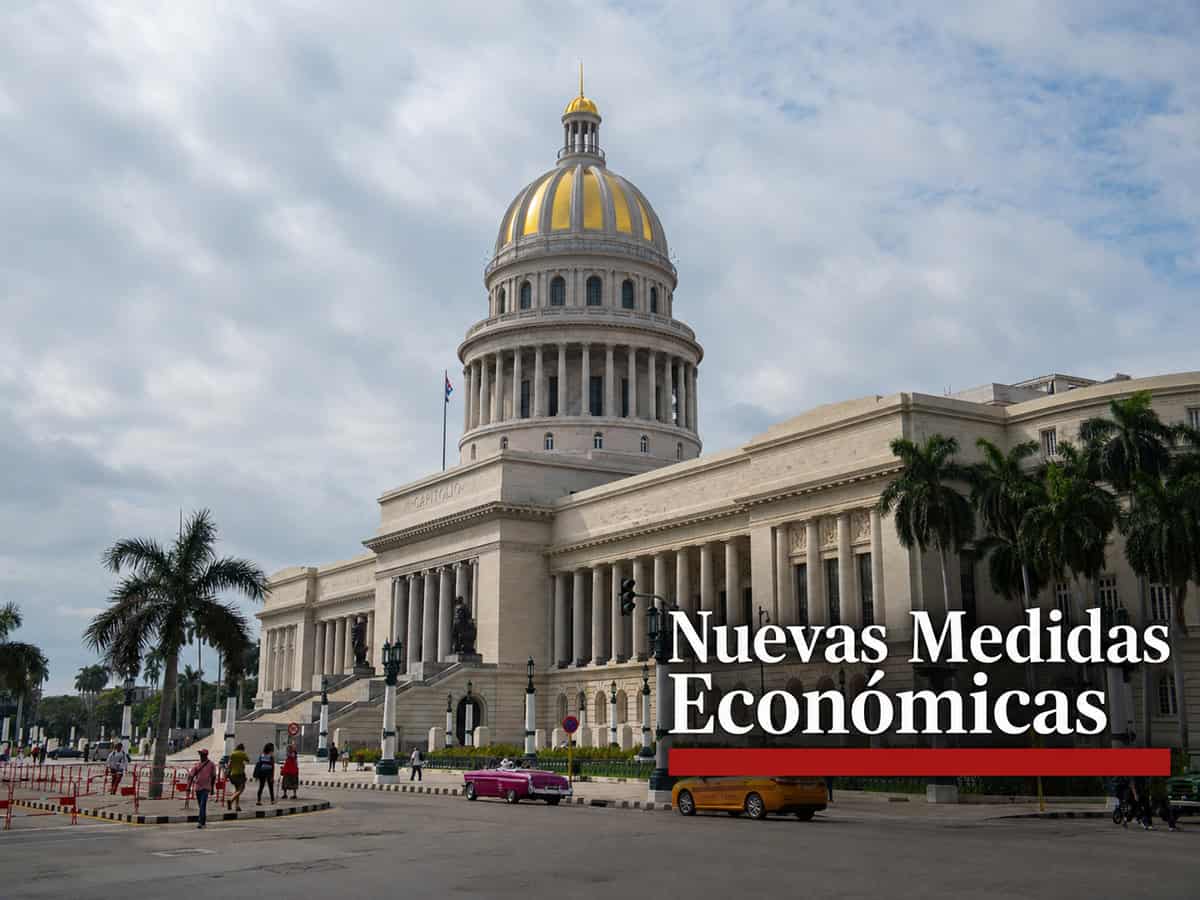 El Capitolio de La Habana, sede de la Asamblea Nacional de Cuba, que analizó las 176 medidas económicas