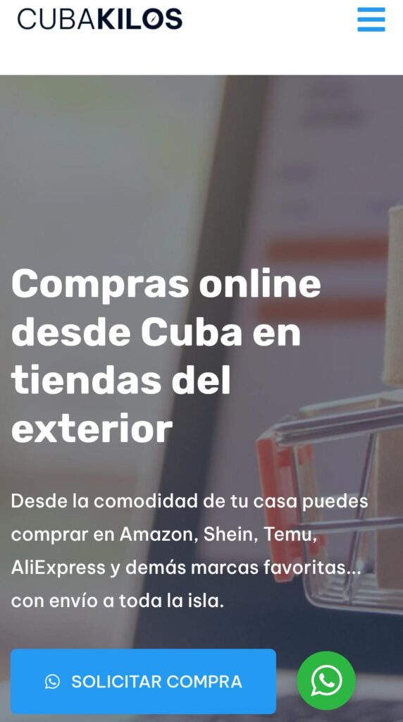 Pagina web de Cubakilos