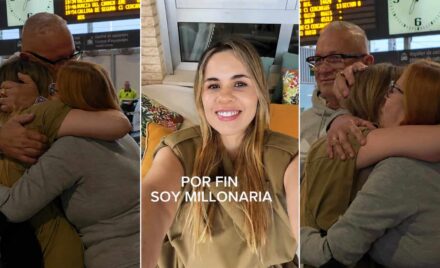 Dailis Ferrer abraza a sus padres y abuelos tras seis años de separación