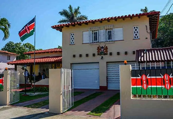 embajada de kenya en cuba
