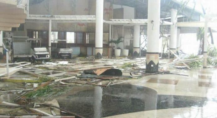 3 Fotos del hotel Melia Cayo coco después del Huracan Irma