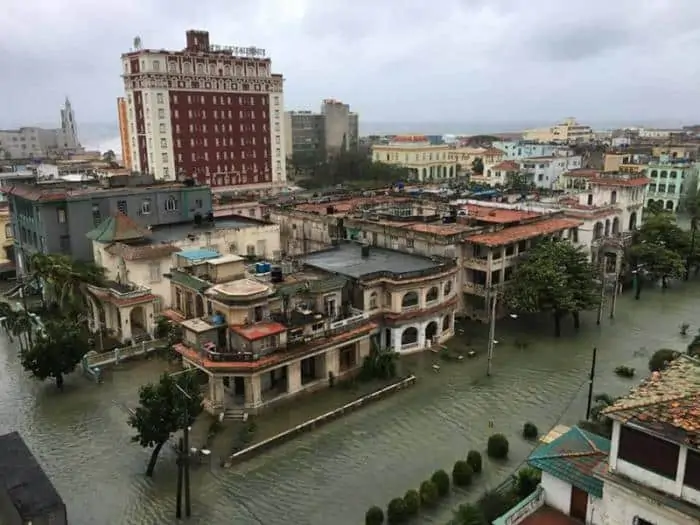 Imagenes de La Habana tras paso del Huracan Irma