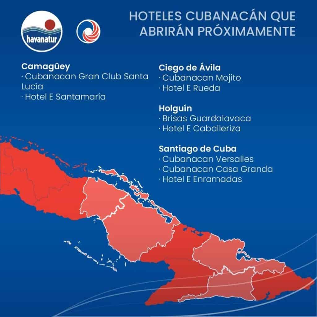 hoteles cubanacan que reabriran en cuba