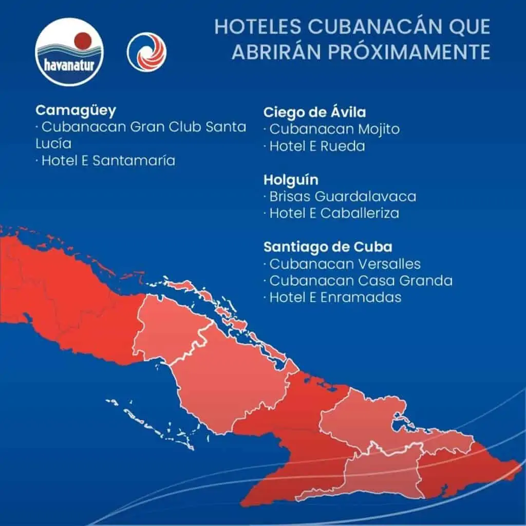 hoteles cubanacan que reabriran en cuba