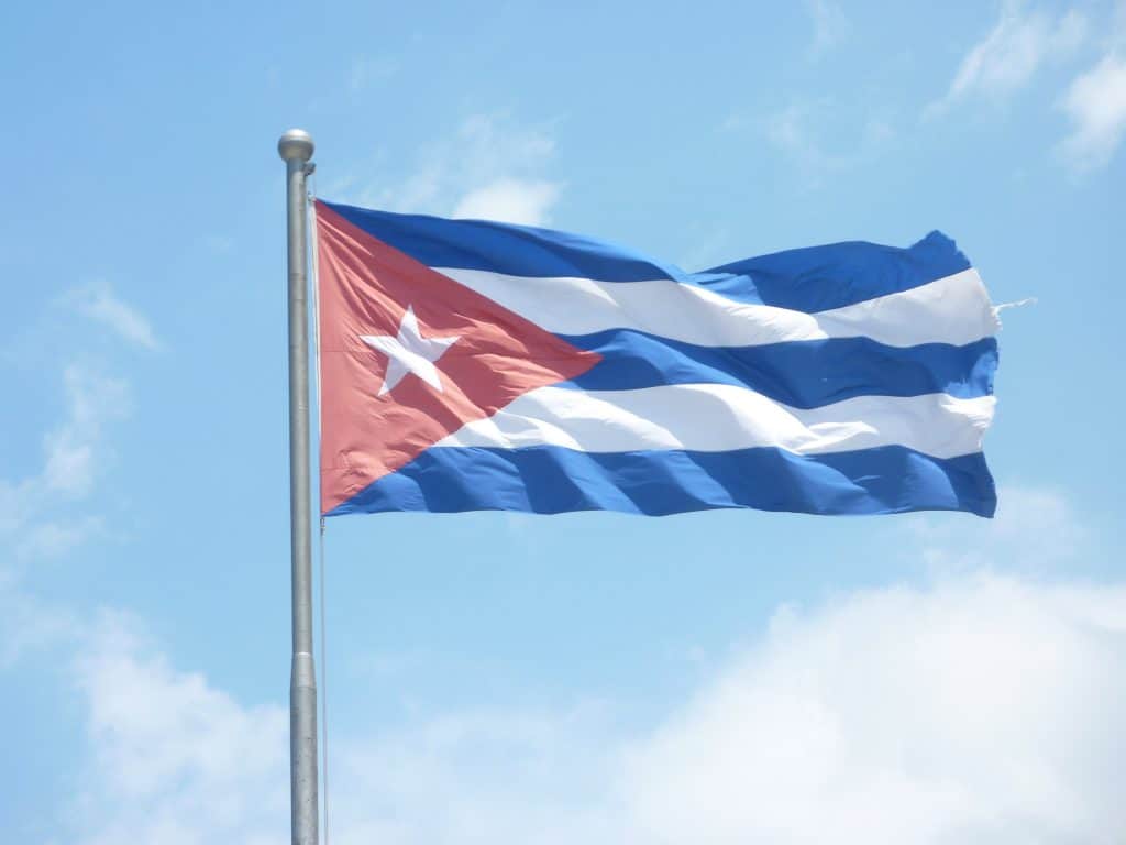 imagen de la bandera de cuba