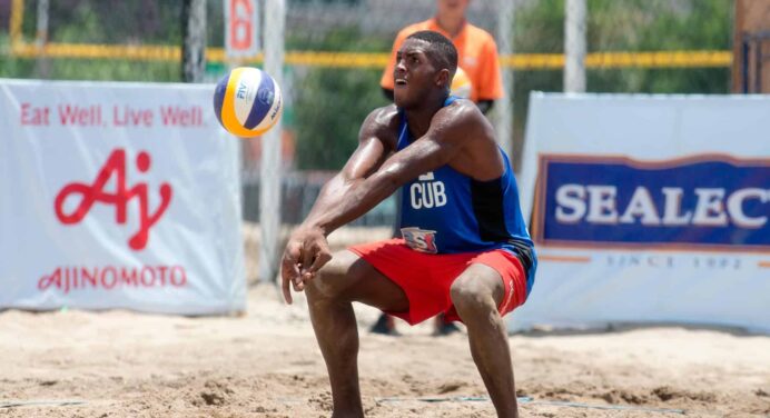 Voleibolistas de Playa Cubanos Sobresalen en el Challenge de Itapema