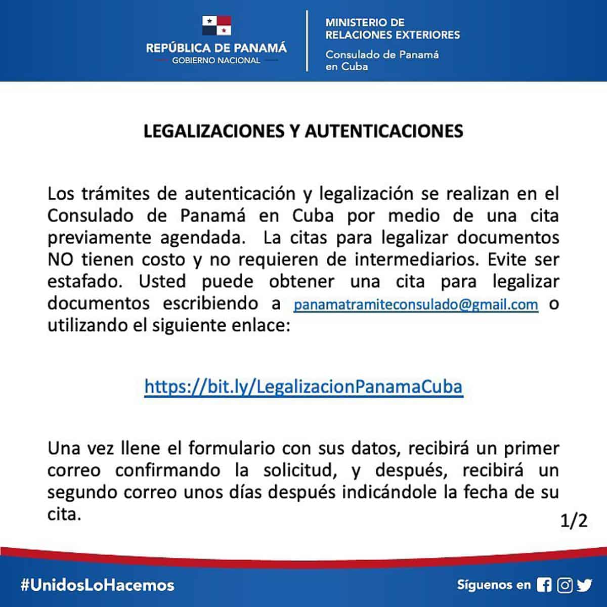 legalizaciones y autenticaciones de documentos