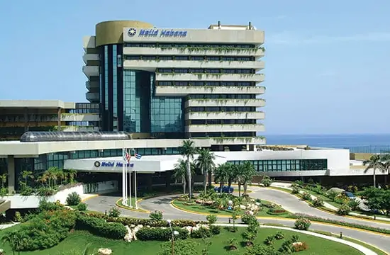 Vista Aéra del Hotel Melia Habana