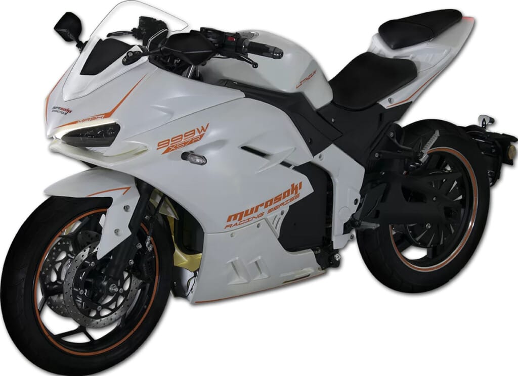 moto electrica murasaki XS7R blanca