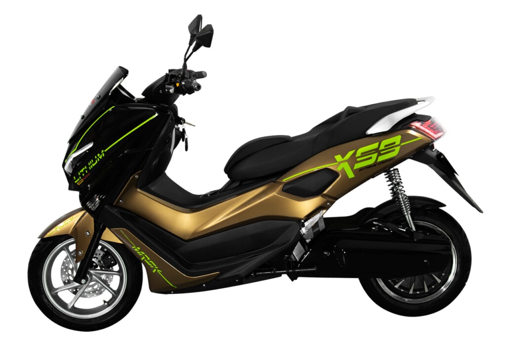 moto electrica murasaki XS9 EXTREME negra bronce