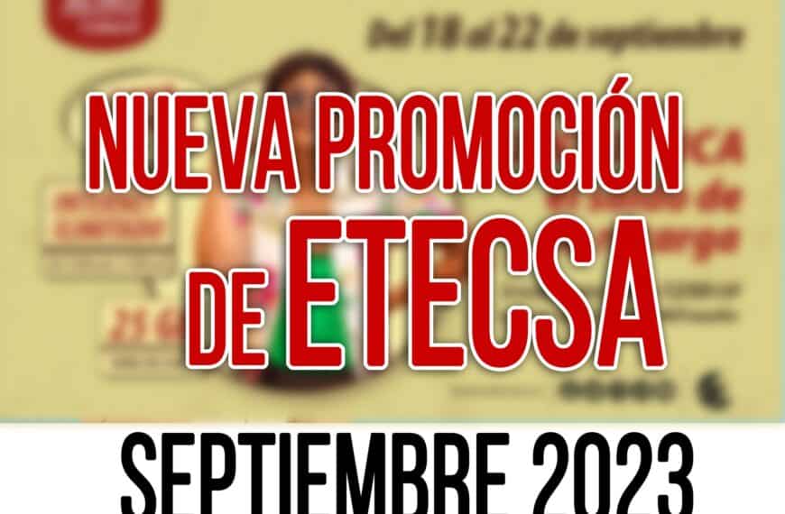 Nueva Promoción de Recarga Internacional de ETECSA Septiembre 2023