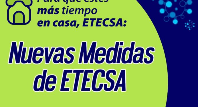Nuevo Paquete de Medidas de ETECSA frente al Coronavirus